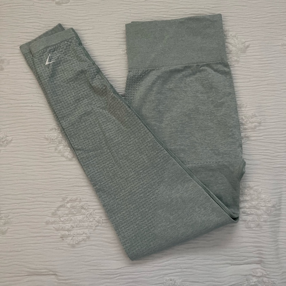 GymShark Seamless Leggings Sage Size Large
